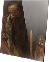 Schilderij - Saul En David Rembrandt Mauritshuis Oude Meesters - Multicolor - 40 X 40 Cm Saul En David | Rembrandt Mauritshuis | Plexiglas | Wanddecoratie | 40CM X 40CM | Schilderij | Oude Meesters | Foto Op Plexiglas