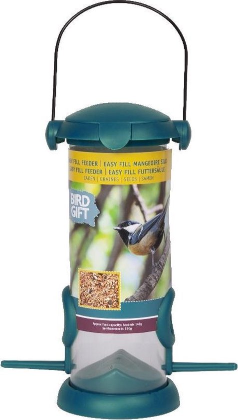 Buzzy Bird - zaden voerhouder - easy fill - 20 x 9,5 x 8,5 cm