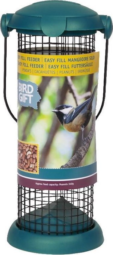Buzzy Bird - pinda voerhouder - easy fill - 20 x 9,5 x 8,5 cm