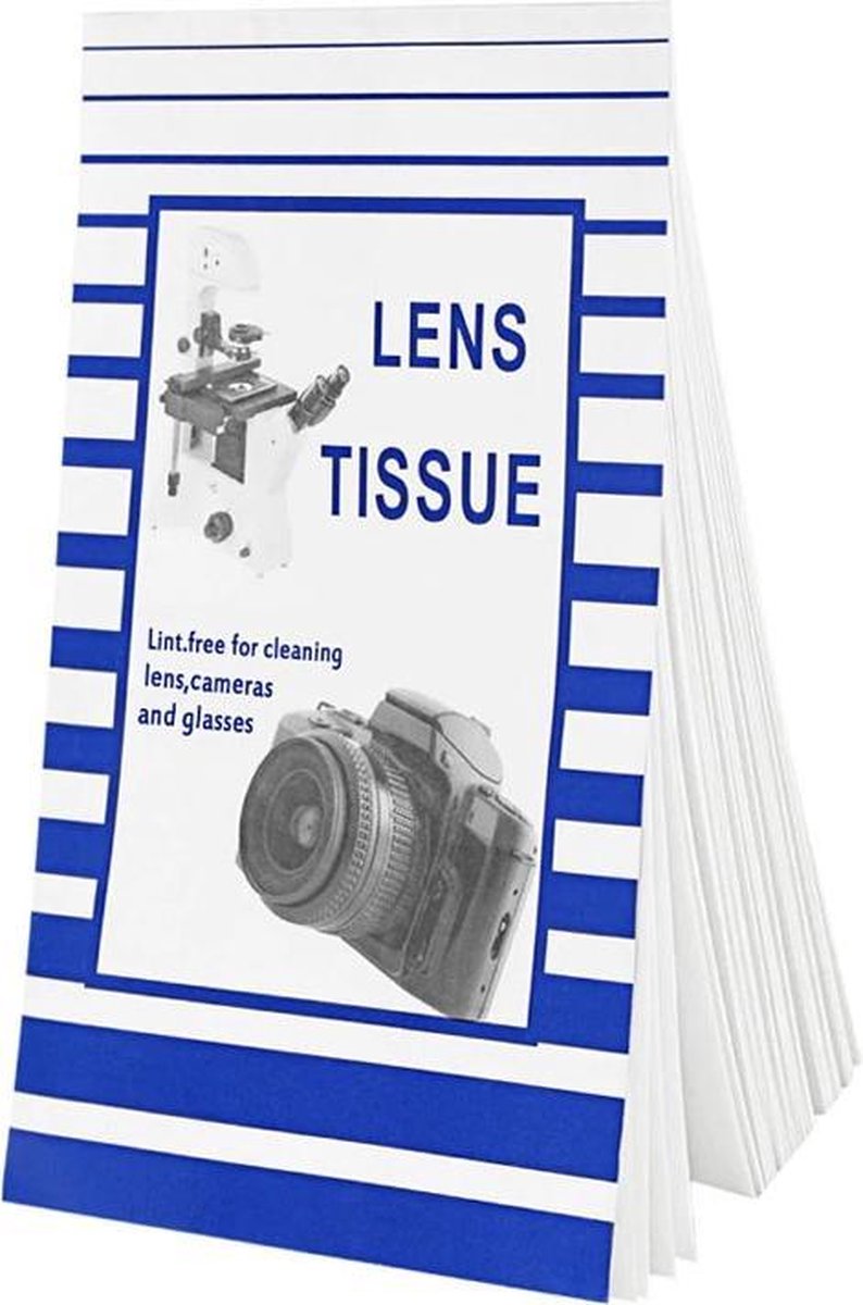 Prof. tissue lens papier voor lens schoonmaken 50 paginas | bol.com