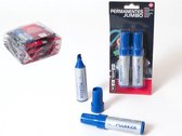 Gerimport Permanentmarkers 12 Cm Blauw 2 Stuks