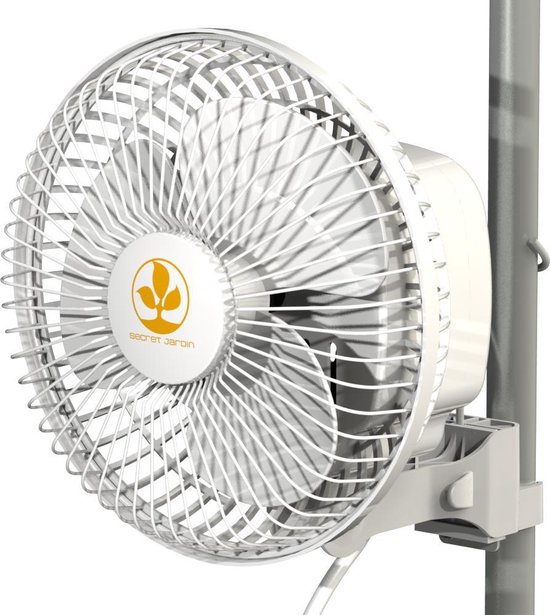 Monkey Fan ventilator 15 cm 16W met verstelbare voet voor kweektentstokken 16-21 mm, 2 snelheden