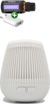 All-Pura White TULIP Aroma diffuser | incl. adapter | incl. 10ml lavendel olie!