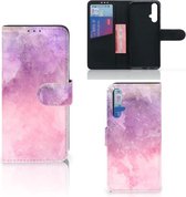 Huawei Nova 5T | Honor 20 Hoesje Pink Purple Paint
