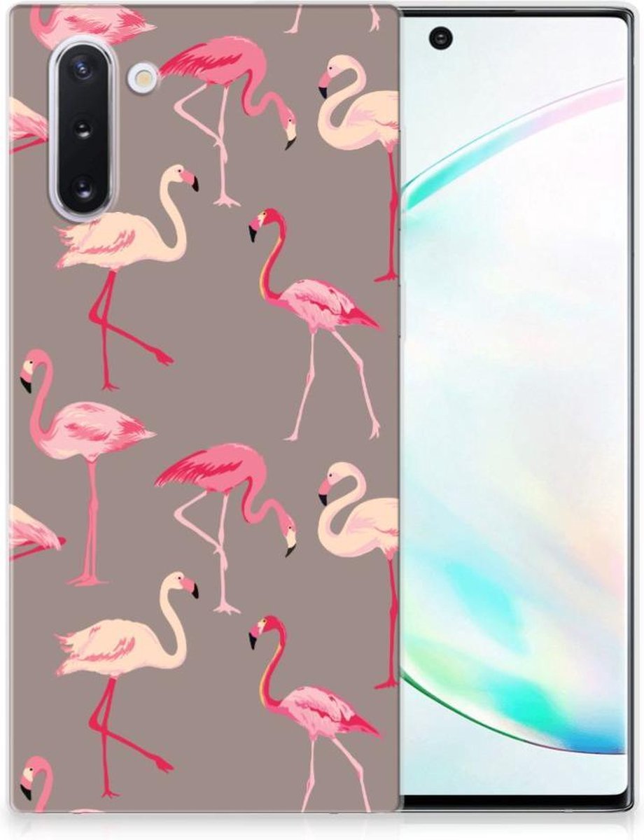 Samsung Galaxy Note 10 TPU Hoesje Flamingo
