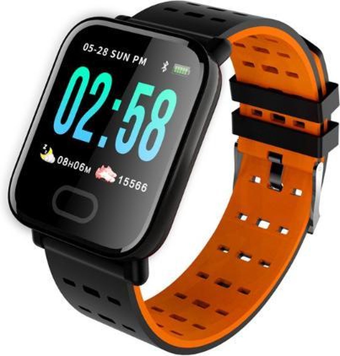 ENRICHS - Activity Tracker - Hartslagmeter - Fitness Tracker - Smart  Bracelet - Oranje | bol.com