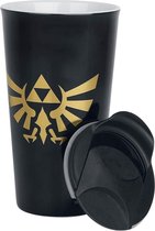 ZELDA - Black & Gold Ceramic Travel Mug x1