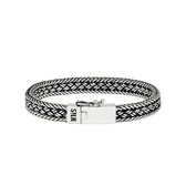 SILK Jewellery - Zilveren Armband - Mesh - 262.19 - Maat 19,0