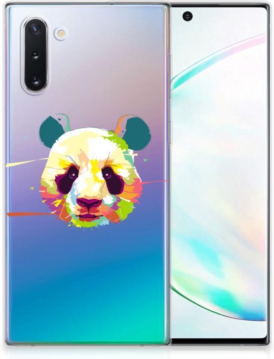 Samsung Galaxy Note 10 Telefoonhoesje met Naam Panda Color