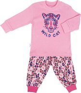 Pyjama - Newborn - Baby - Peuter - Kraamcadeau - Wild Cat - Premium collectie Frogs en Dogs -  maat 80 (9-12 mnd)