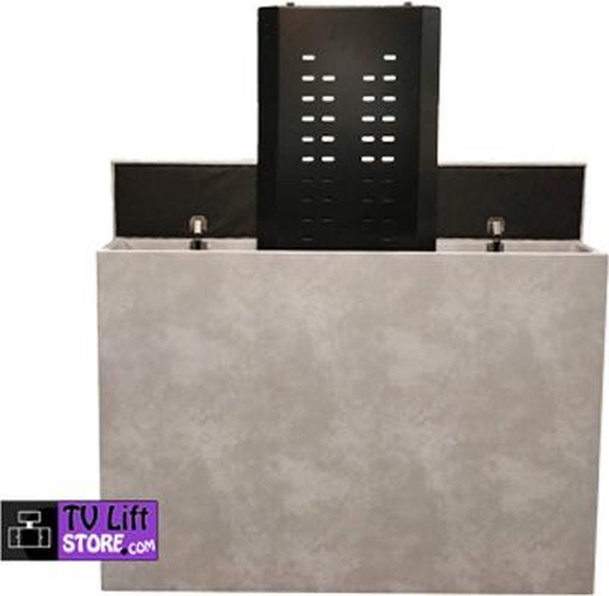 TV Lift kast betonlook grijs, met tv lift 980 (32 t/m 65 inch tv) | bol.com