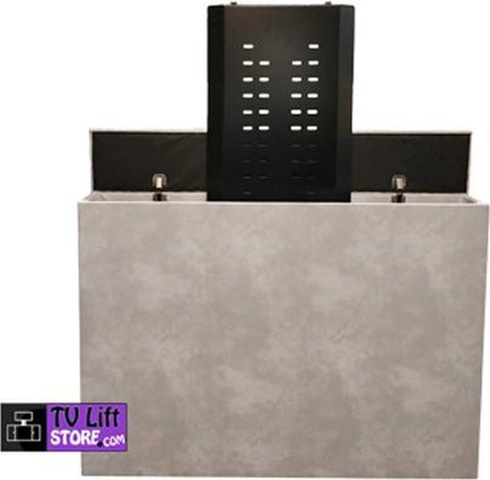 Manieren Pennenvriend Vervuild TV Lift kast betonlook grijs, met tv lift 980 (32 t/m 65 inch tv) | bol.com