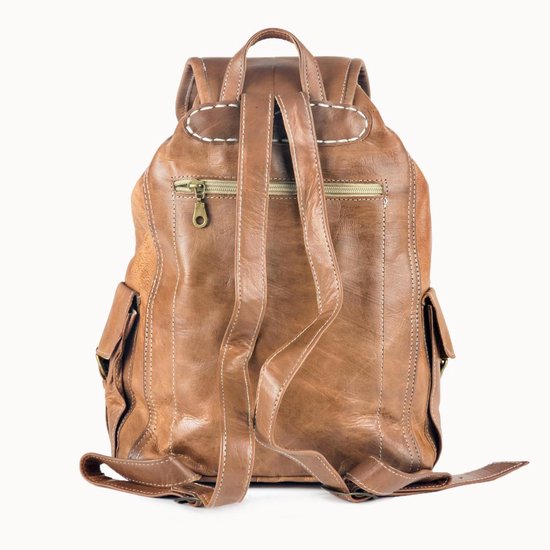 Sac à main Doenya Backpack 'Mädl' (naturel), peau de chèvre