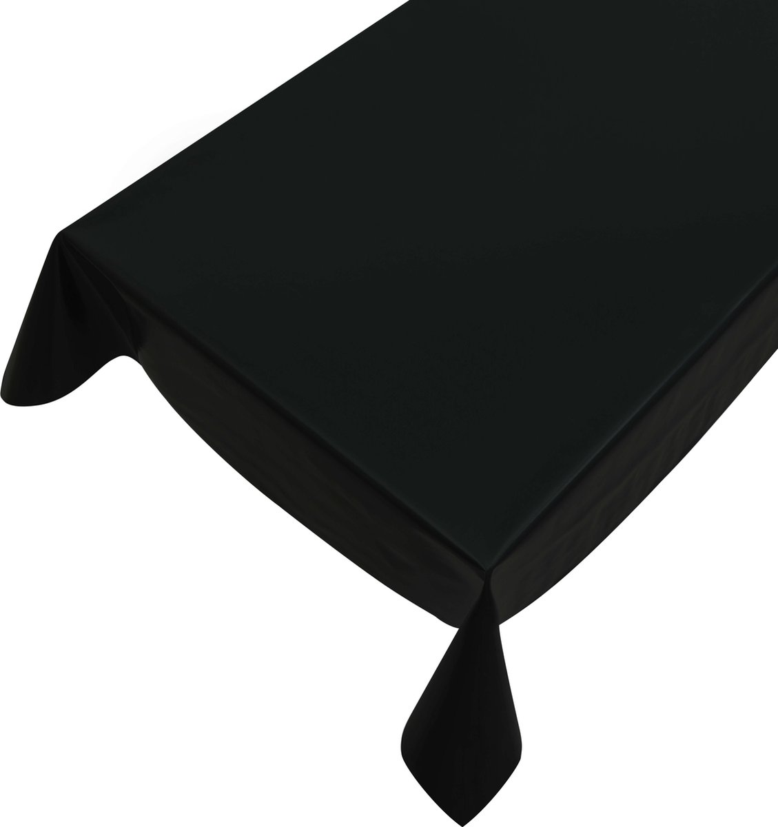 Tafelzeil Effen Zwart 140 x 600
