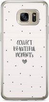 Samsung Galaxy S7 siliconen hoesje - Collect beautiful moments