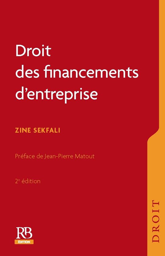 Droit des financements d’entreprise - 2e édition