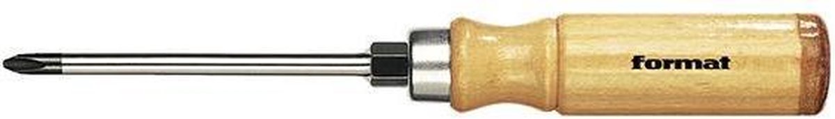 Schroevendraaiers met houten heft Speciaal staal PH 3 FORMAT