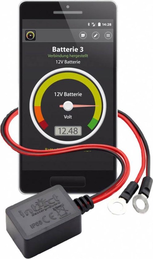 Intact battery guard accubewaker 6,12 en 24 volt / Bluetooth control |  bol.com