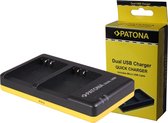 Patona USB Dual Quick Charger voor Accu Olympus PS-BLN1