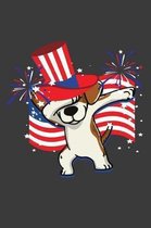 Patriotic Dabbing Beagle