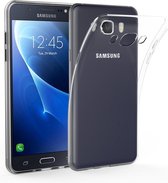 Geschikt voor Samsung Galaxy J5 2016 TPU Siliconen Case Hoesje Transparant