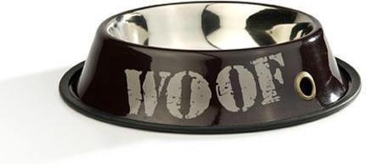 Pet Products Woof Rvs Eetbak Hond 14cm