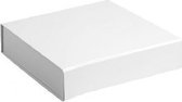 Coffret cadeau aimant - Coffret cadeau de Luxe , 15x15x05 cm BLANC (5 pièces)