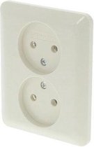 Berker M2 Inbouw Stopcontact - 2-voudig - Crème
