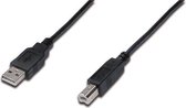 ASSMANN Electronic 84125 USB-kabel 1,8 m USB 2.0 USB A USB B Zwart