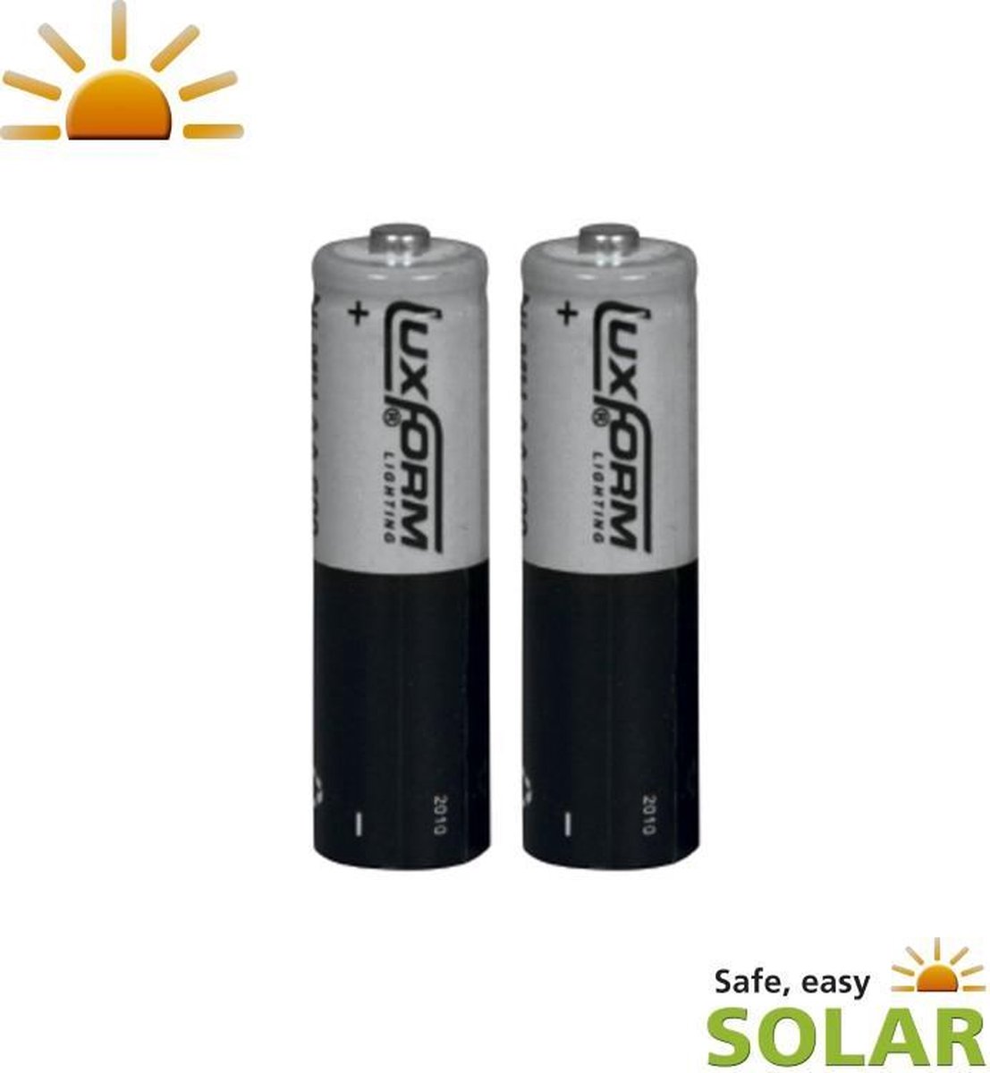 Luxform 2x 3.2V 600mAh Oplaadbare AA Li-on batterij | bol.com