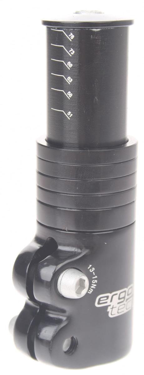 Ergotec Ahead 3 Stuurpenverlenger - AL6061 T6 - Zwart — afbeelding 2