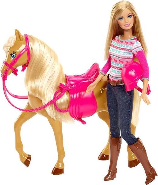 Barbie met Paard Tawny - Barbie pop | bol.com