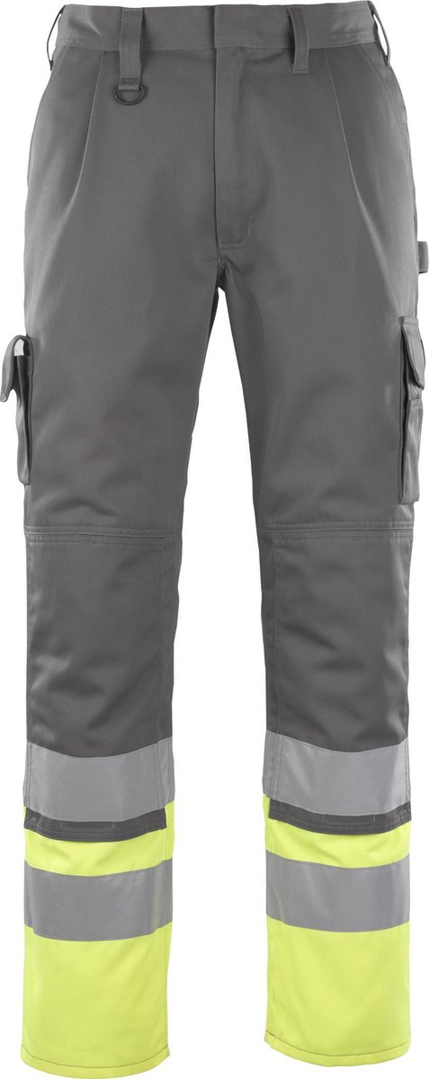 Mascot Safe Compete Broek met kniezakken 12379-430 - antraciet/hi-vis geel - C50 - 82