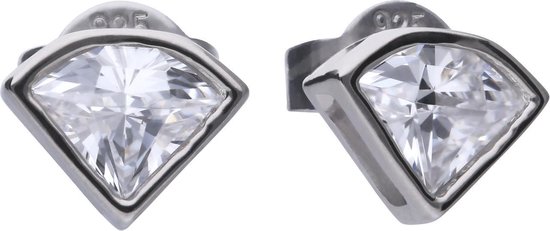 Diamonfire Zilveren Oorknoppen Minimal Diamondshape 806.0441.00