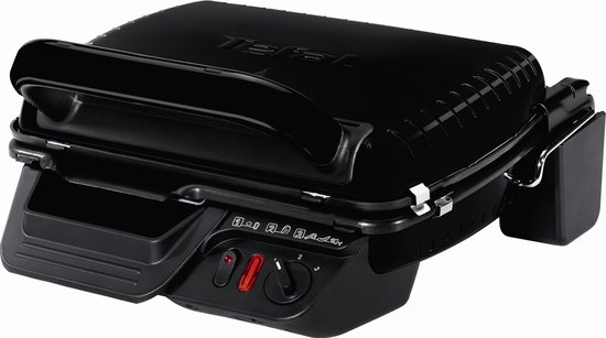 Een zekere plein Grote waanidee Tefal Contact grill - Ultra Compact 600 Classic black GC3058 | bol.com