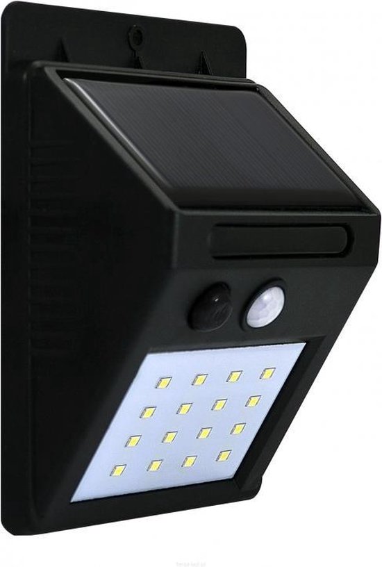 Solar Buitenlamp - LED 6400K 270lm - Polux Buiten Verlichting - Bewegingssensor