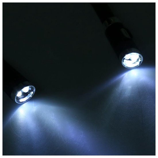 Huglight Originals | Flexibele Nek Leeslamp | Led Leeslamp | E-Reader Leeslamp | Handsfree | Draadloos Leeslampje | Zwart