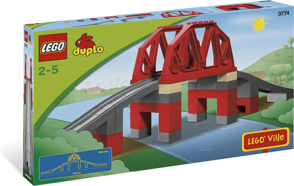 Factuur delicaat Toelating LEGO Duplo Ville Brug - 3774 | bol.com