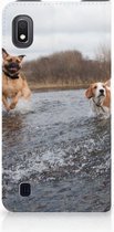 Geschikt voor Samsung Galaxy A10 Hoesje maken Honden Labrador