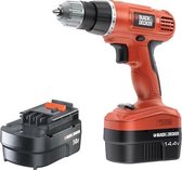 BLACK+DECKER - EPC14CAB - Accuboormachine - 14,4V 1,2 Ah NiCd - Incl. 2e accu