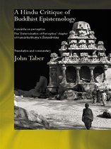 Routledge Hindu Studies Series - A Hindu Critique of Buddhist Epistemology