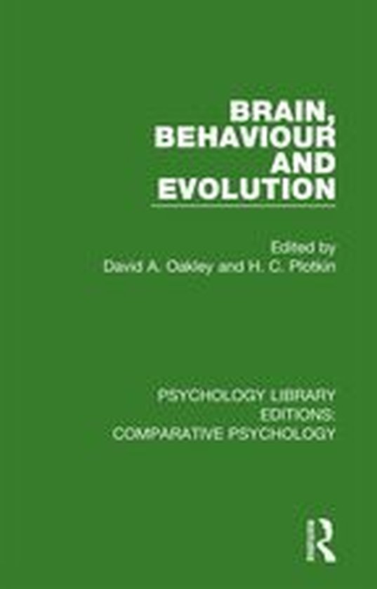 Psychology Library Editions: Comparative Psychology - Brain, ... - cover