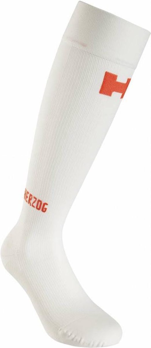 Herzog PRO Compressiekousen Maat VI - Wit - 45-48 - Extra long