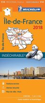 ILE DE FRANCE 17514 CARTE MICHELIN KAART 2018