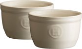 Emile Henry Pasteibakje N.9 set 2 stuks Argile (4009-02)