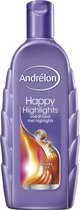 Andrélon Intense Happy Highlights Shampoo - 6 x 300 ml - Voordeelverpakking