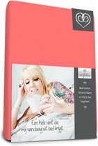 Bed-fashion jersey hoeslaken Rood - 90 x 200 cm - Rood