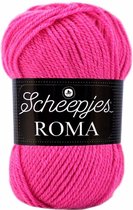 SCHEEPJES ROMA 1666 Roze. PAK MET 17 BOLLEN a 50 GRAM. KL.NUM. 314419.