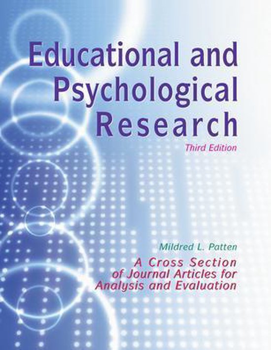 Educational and Psychological Research - cover