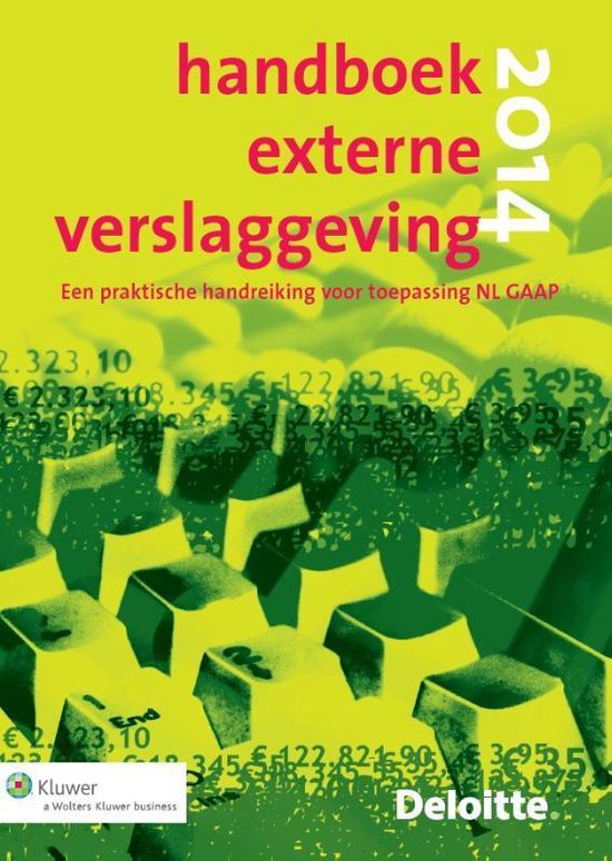 Handboek externe verslaggeving 2014